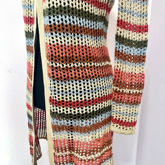Sky and Sparrow multicolor Cardigan Sweater medium - Picture 3 of 8